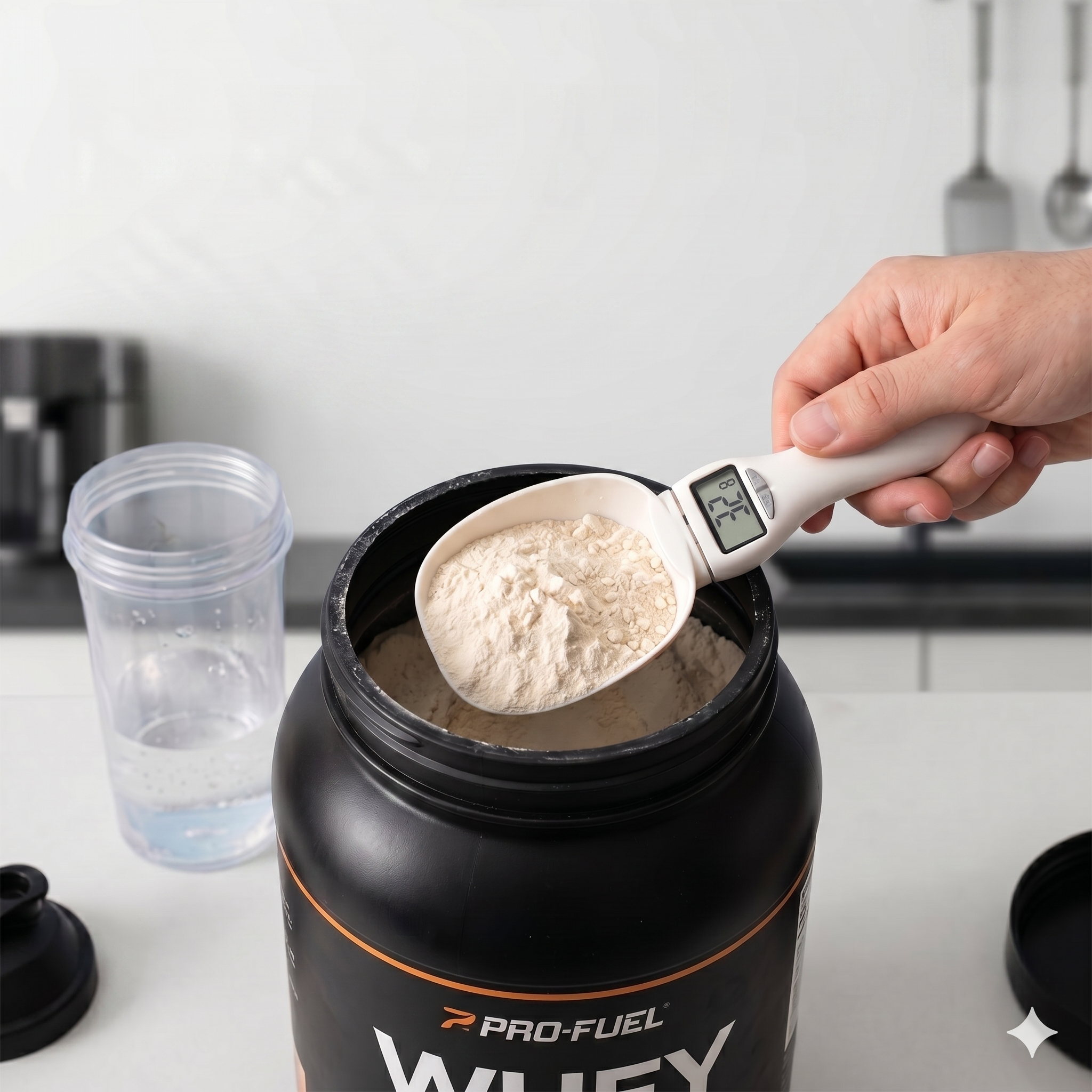 Cuchara Dosificadora Digital de Alta Precisión UltraScale™ (Edición Híbrida 800g / 250ml)