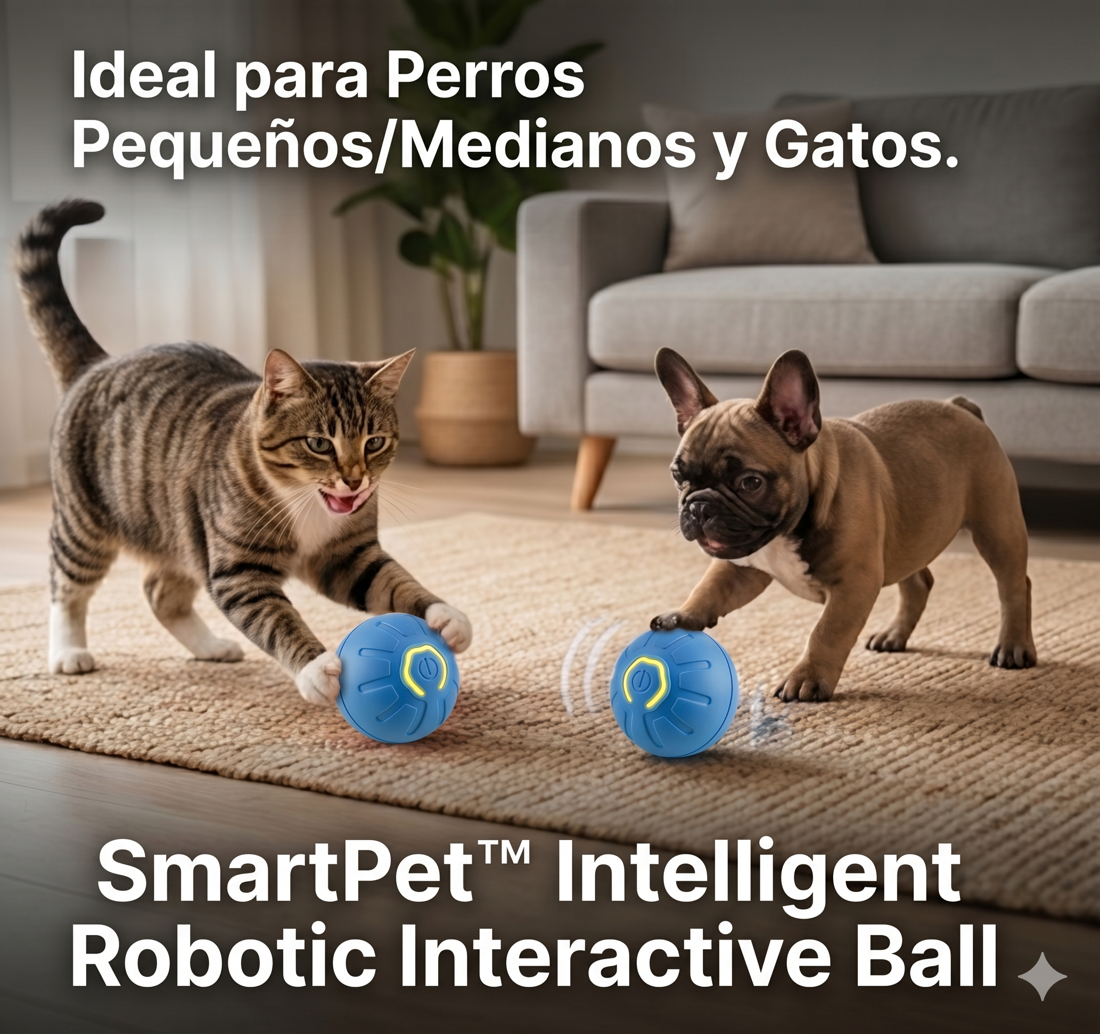 Pelota Interactiva Robótica Inteligente SmartPet™